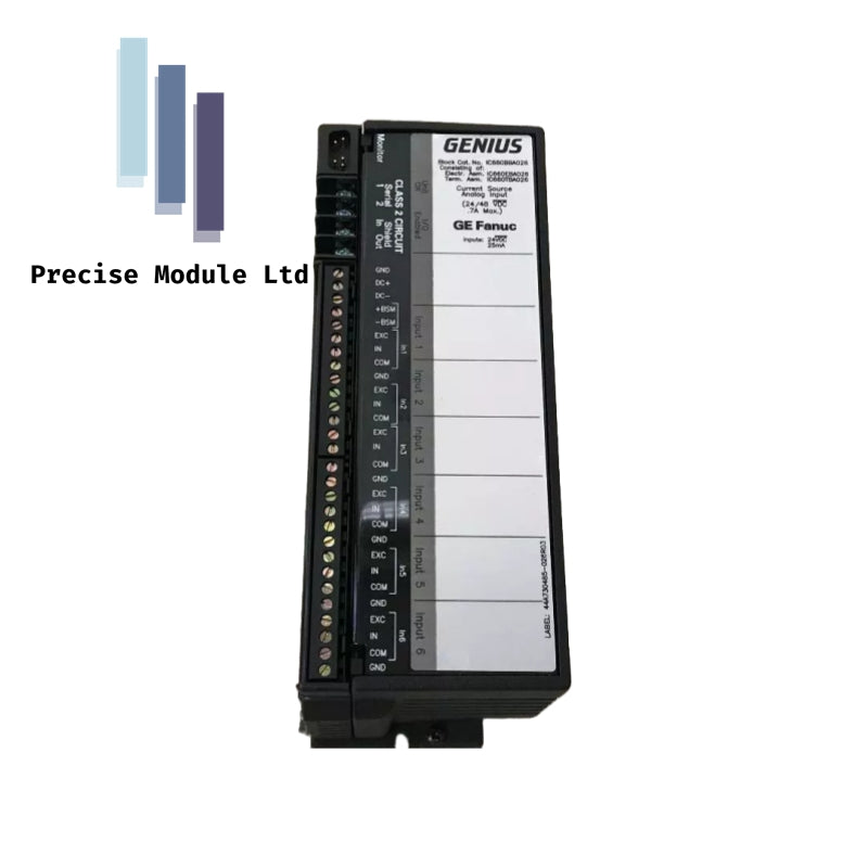 GE IC660BBA026 24/48 Volt DC Current-Source Analog Input Block