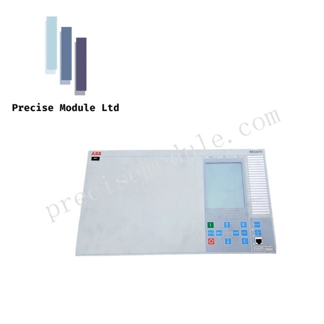 ABB RED670 Display Panel | Part Number 1MRK000008-MB | Line Protection Interface