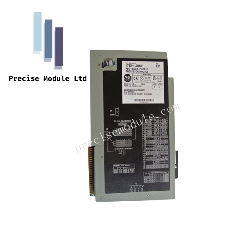 1785-L20E | Allen Bradley | Ethernet PLC-5 Programmable Controllers