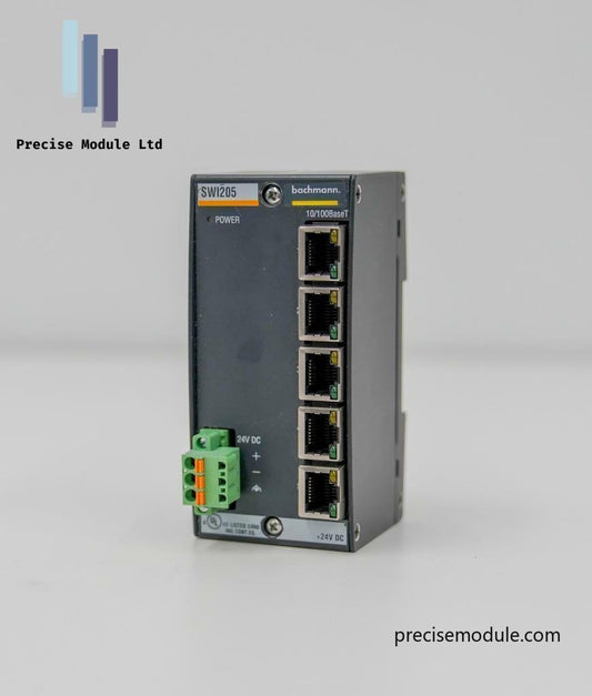 Bachmann SWI205 ETHERNET SWITCH INDUSTRIAL 5PORT 100MBIT Top Quality