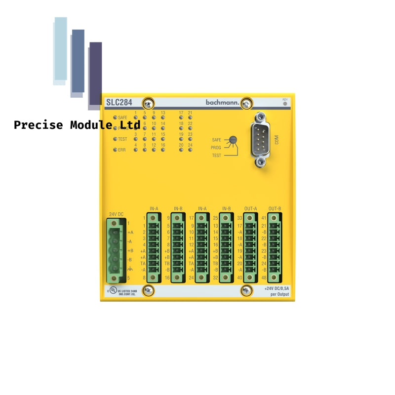 Bachmann SLC284 Safety Processor Module – Precise Module Ltd.