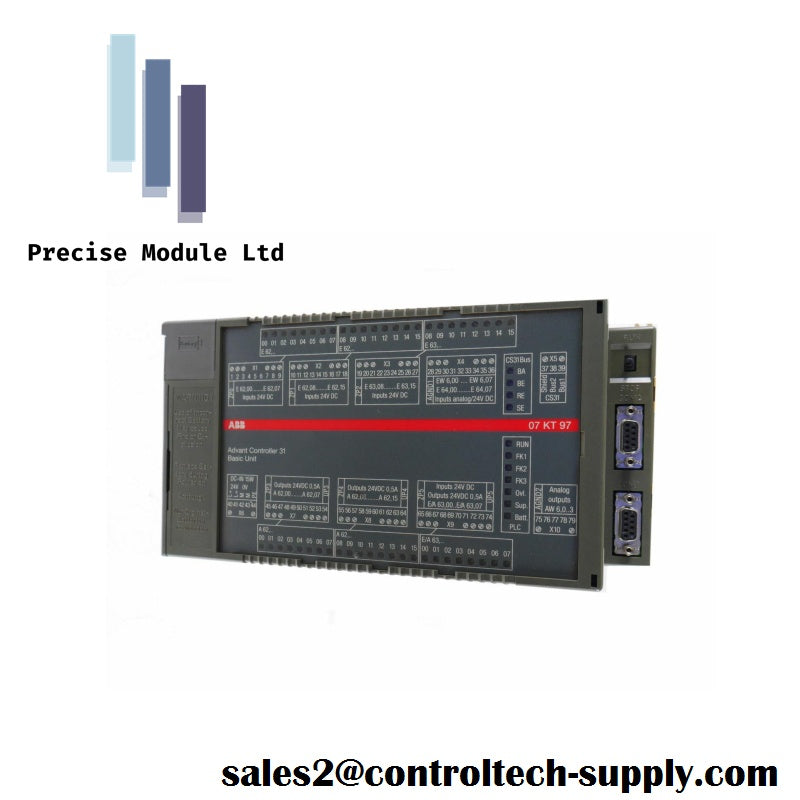 ABB 07KT97D GJR5253000R0272 Advant Controller 31 Basic Unit 1 Year Warranty