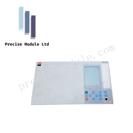 ABB RED670 Display Panel | Part Number 1MRK000008-MB | Line Protection Interface