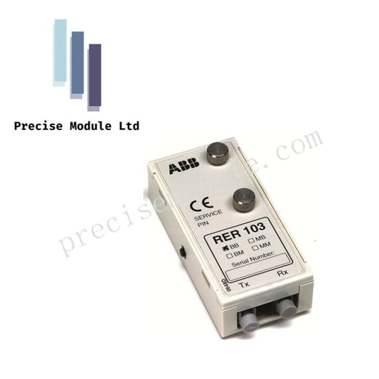 ABB RER103 RE_500 Series Bus Connection Module Fiber Interface