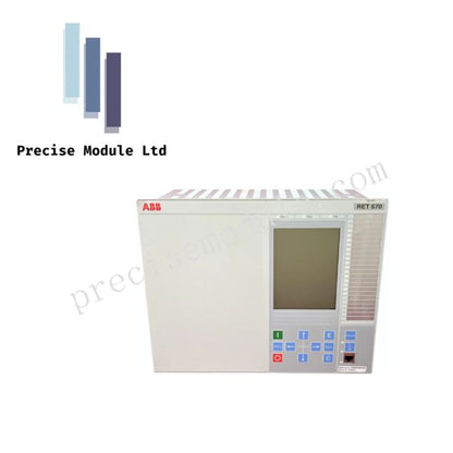 ABB RET670 1MRK000008-NBr02 HMI Display Panel Relion 670