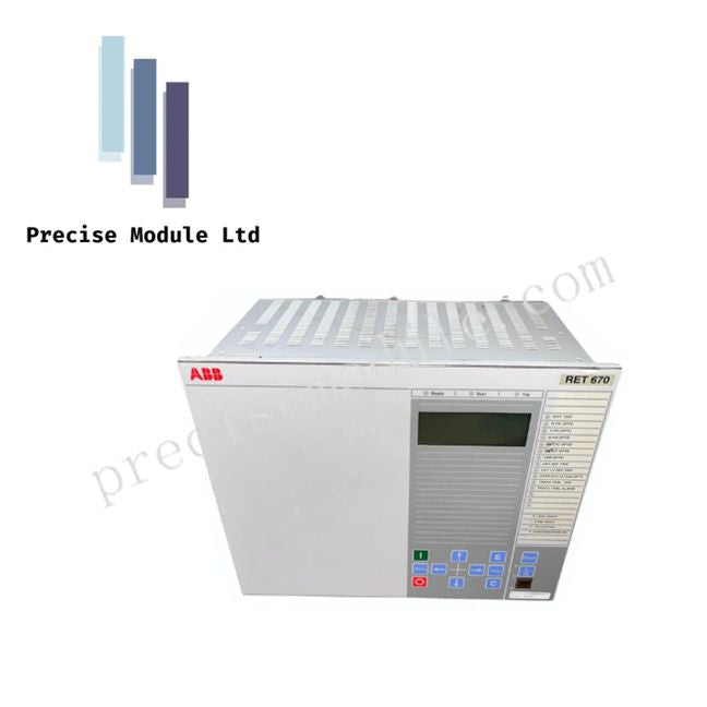 ABB RET670 1MRK000008-NBr02 HMI Display Panel Relion 670