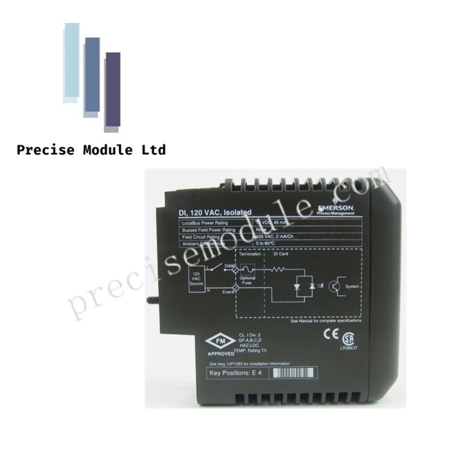 Emerson VE4001s3T1B1 Discrete Input Module 8-Channel DCS
