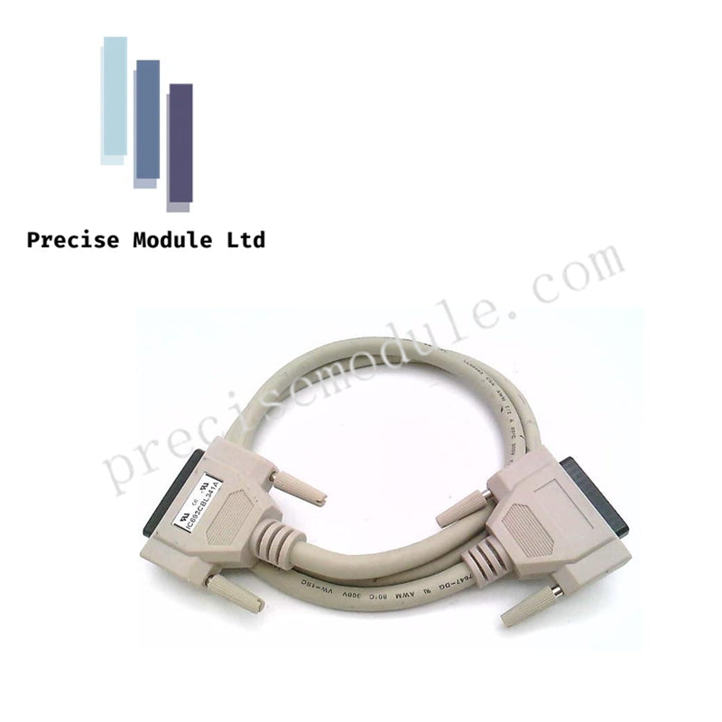 GE Fanuc IC693CBL341 Shielded I/O Interface Cable for Series 90-30 PLC, 3ft
