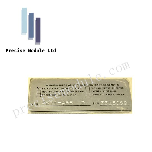 Woodward 8271-468 EPG Electrically Powered Governor Speed Control