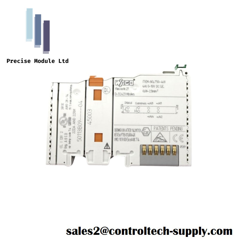 WAGO 750-468 Analog Input Module Quick Response