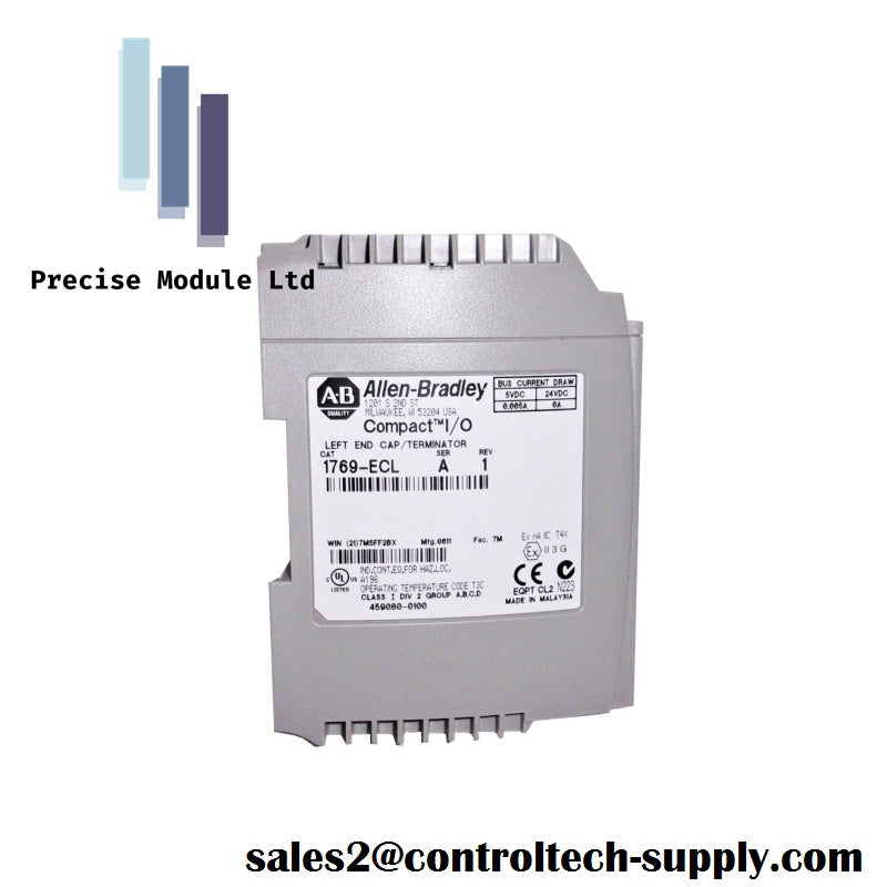 Allen-Bradley 1769-ECL CompactLogix Left End Cap/Terminator Good Disco ...