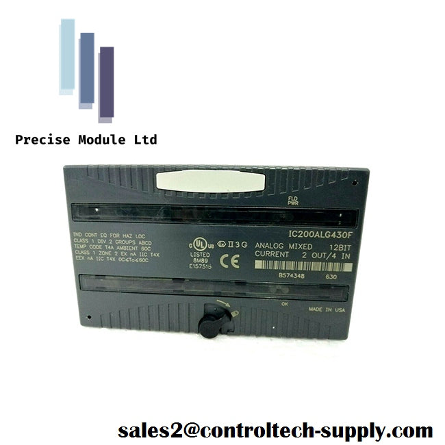 GE IC200ALG432B 4CH Analog I/O VersaMax Preferential Price – Precise ...